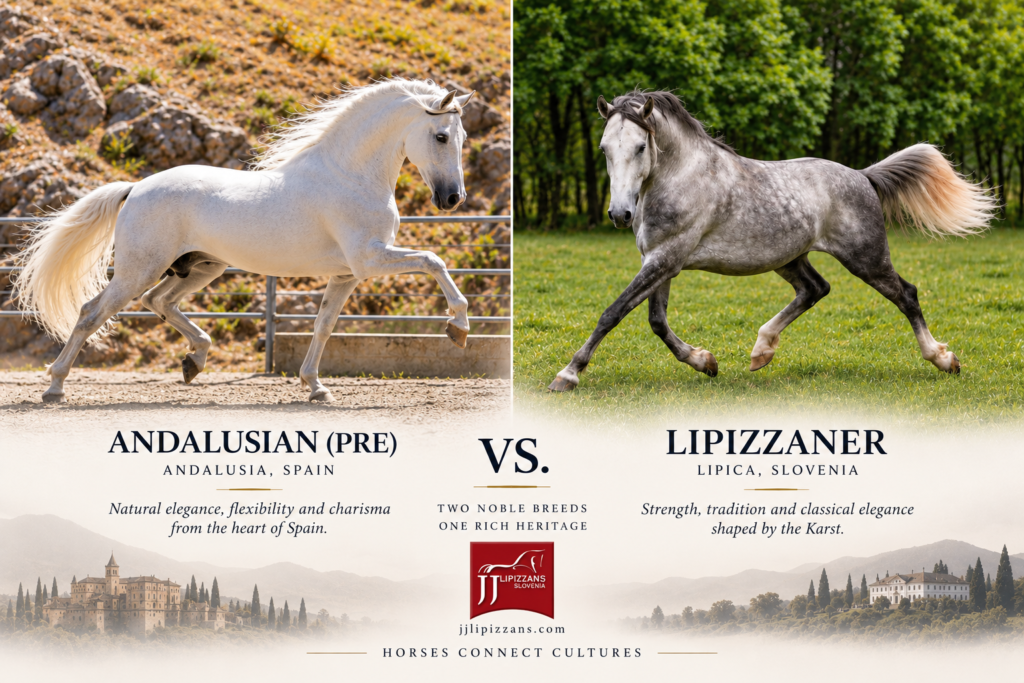 Lipizzaner vs Andalusian
